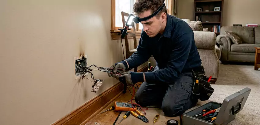 Short Circuit and Dead Outlet Repair in Waukee