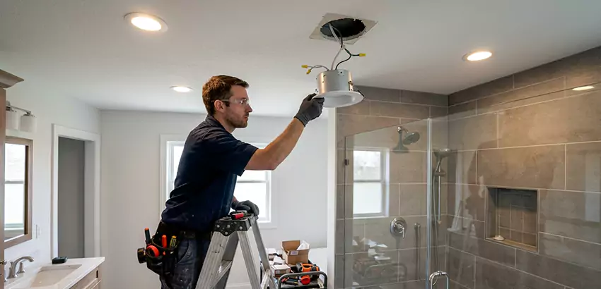 Bathroom and Shower Recessed Lighting Installation in Waukee