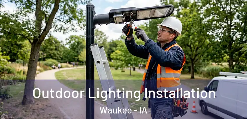 Outdoor Lighting Installation Waukee - IA
