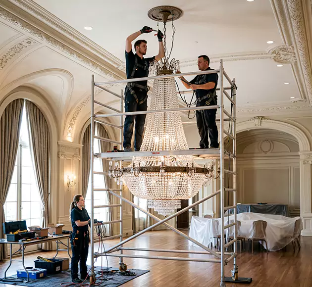 Professional Chandelier Installation: Your Local Fixture Team in Waukee, IA