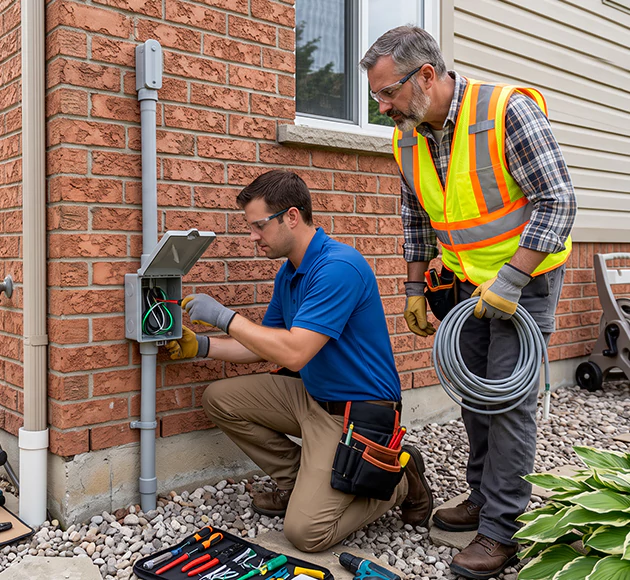 Professional Outdoor Outlet Installation: Your Local Exterior Wiring Team in Waukee, IA